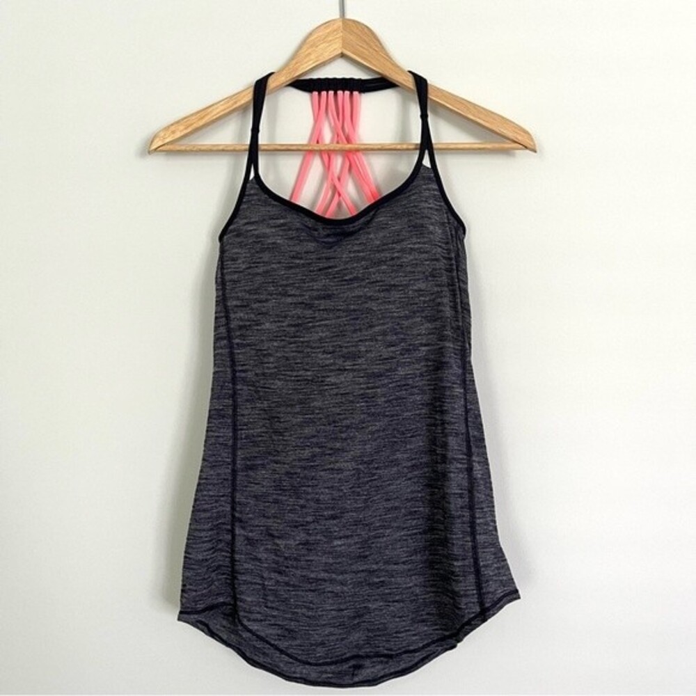 Lululemon Lighten Up Tank, Heathered Navy, Size 4 NWOT